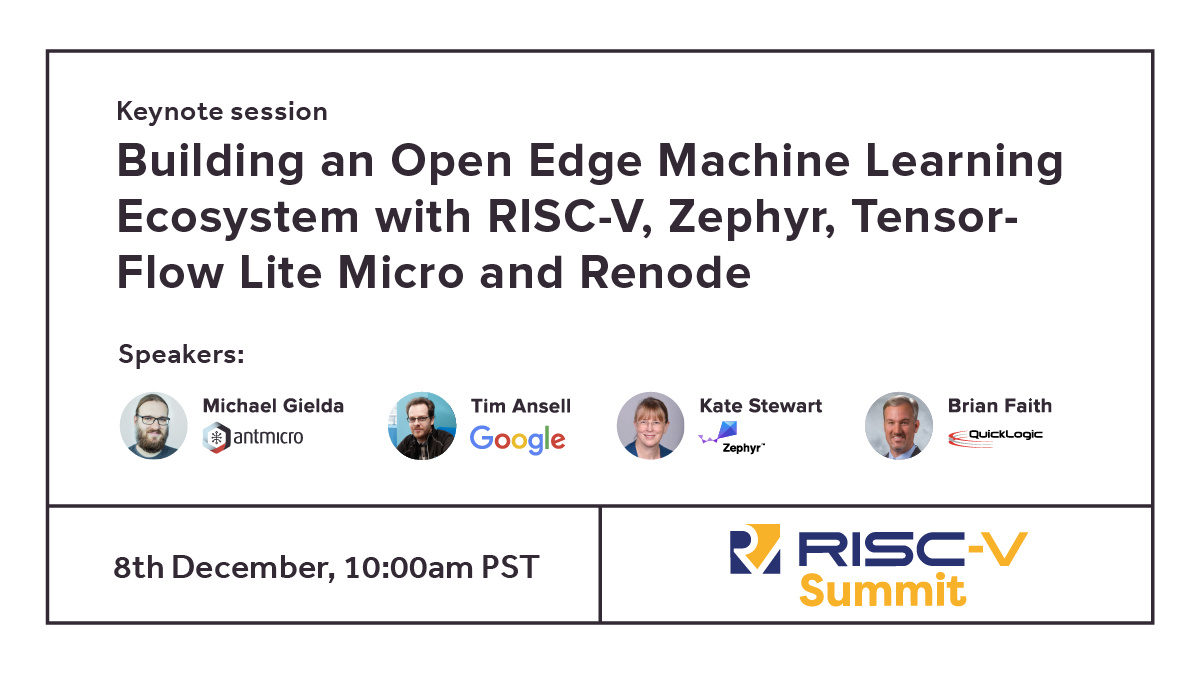 RISC-V Summit keynote